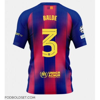 Barcelona Alejandro Balde #3 Hjemmebanetrøje 2025-26 Kortærmet Barcelona Alejandro Balde #3 Hjemmebanetrøje 2025-26 Kortærmet